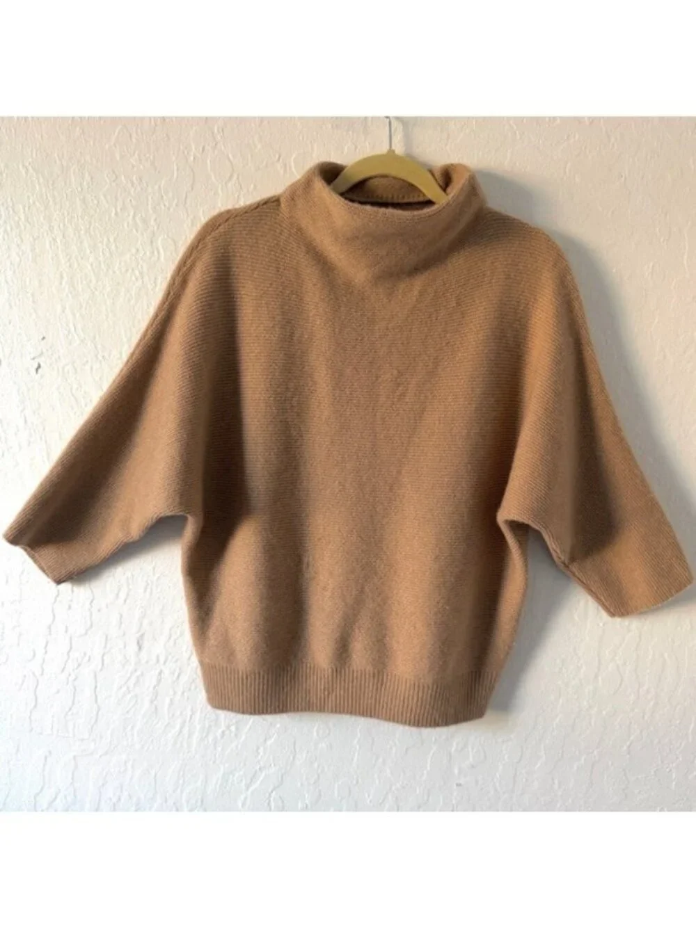 The Reset R Label Funnel Pullover Wool Cashmere Sweater Toffee Medium